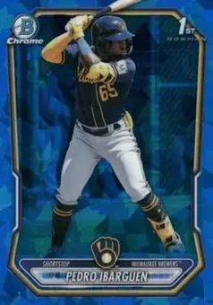 2026 Bowman Sapphire Edition #BCP-140 - Pedro Ibarguen - Milwaukee Brewers