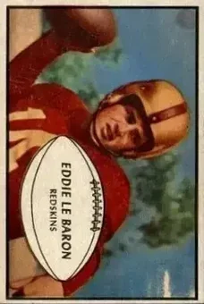 1953 Bowman #1 - Eddie LeBaron - Washington Redskins
