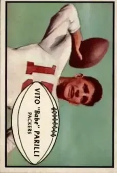 1953 Bowman #3 - Babe Parilli - Green Bay Packers