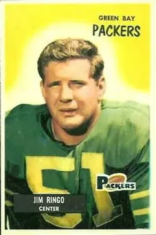 1955 Bowman #70 - Jim Ringo - Green Bay Packers