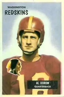1955 Bowman #77 - Al Dorow - Washington Redskins