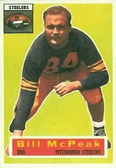 1956 Topps #99 - Bill McPeak - Pittsburgh Steelers