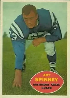 1960 Topps #7 - Art Spinney - Baltimore Colts