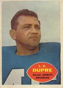 1960 Topps #35 - L.G. Dupre - Dallas Cowboys