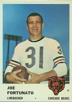 1961 Fleer #8 - Joe Fortunato - Chicago Bears