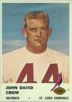 1961 Fleer #23 - John David Crow - St. Louis Cardinals