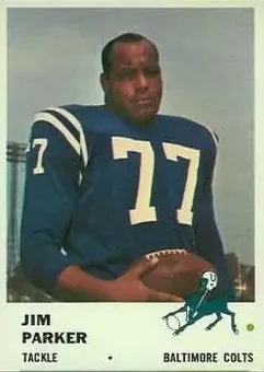 1961 Fleer #35 - Jim Parker - Baltimore Colts