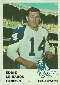 1961 Fleer #40 - Eddie LeBaron - Dallas Cowboys