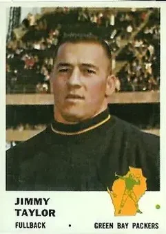 1961 Fleer #89 - Jim Taylor - Green Bay Packers