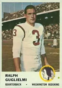 1961 Fleer #108 - Ralph Guglielmi - Washington Redskins