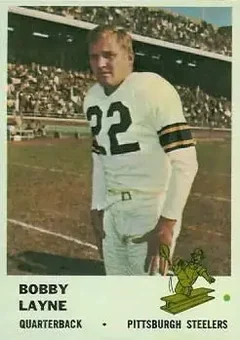 1961 Fleer #117 - Bobby Layne - Pittsburgh Steelers