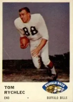 1961 Fleer #137 - Tom Rychlec - Buffalo Bills