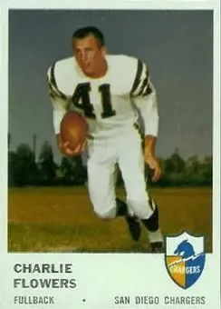 1961 Fleer #156 - Charlie Flowers - San Diego Chargers