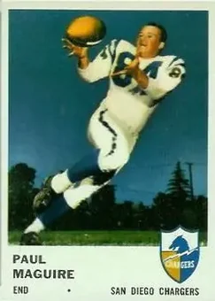 1961 Fleer #160 - Paul Maguire - San Diego Chargers