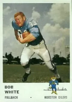 1961 Fleer #168 - Bob White - Houston Oilers