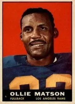 1961 Topps #50 - Ollie Matson - Los Angeles Rams