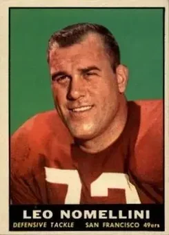 1961 Topps #64 - Leo Nomellini - San Francisco 49ers