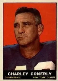 1961 Topps #85 - Charley Conerly - New York Giants