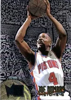 1995-96 Metal - Silver Spotlight #28 - Joe Dumars - Detroit Pistons