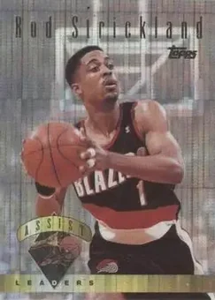 1995-96 Topps - Power Boosters #19 - Rod Strickland - Portland Trail Blazers