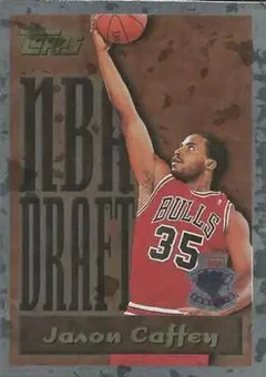 1995-96 Topps - NBA Draft Exchange #20 - Jason Caffey - Chicago Bulls