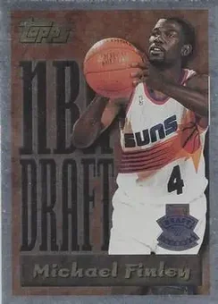 1995-96 Topps - NBA Draft Exchange #21 - Michael Finley - Phoenix Suns