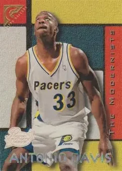 1995-96 Topps Gallery - Player's Private Issue #27 - Antonio Davis - Indiana Pacers
