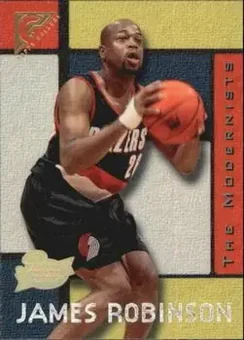 1995-96 Topps Gallery - Player's Private Issue #31 - James Robinson - Portland Trail Blazers