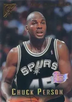 1995-96 Topps Gallery - Player's Private Issue #95 - Chuck Person - San Antonio Spurs