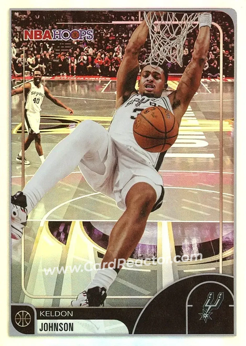 2025-26 Hoops #23 - Keldon Johnson - San Antonio Spurs - Front