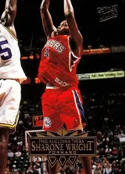 1995-96 Ultra #137 - Sharone Wright - Philadelphia 76ers