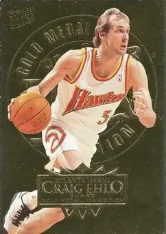 1995-96 Ultra - Gold Medallion #3 - Craig Ehlo - Atlanta Hawks