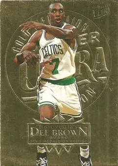 1995-96 Ultra - Gold Medallion #9 - Dee Brown - Boston Celtics