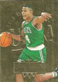 1995-96 Ultra - Gold Medallion #15 - David Wesley - Boston Celtics