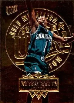 1995-96 Ultra - Gold Medallion #17 - Muggsy Bogues - Charlotte Hornets