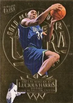1995-96 Ultra - Gold Medallion #36 - Lucious Harris - Dallas Mavericks