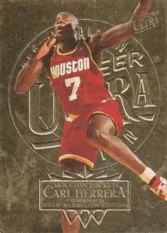 1995-96 Ultra - Gold Medallion #68 - Carl Herrera - Houston Rockets