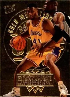 1995-96 Ultra - Gold Medallion #86 - Elden Campbell - Los Angeles Lakers