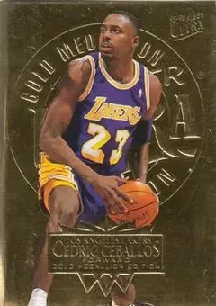 1995-96 Ultra - Gold Medallion #87 - Cedric Ceballos - Los Angeles Lakers