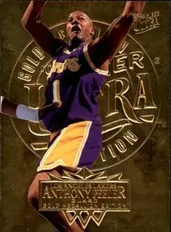 1995-96 Ultra - Gold Medallion #90 - Anthony Peeler - Los Angeles Lakers