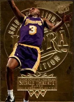 1995-96 Ultra - Gold Medallion #91 - Sedale Threatt - Los Angeles Lakers