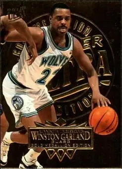 1995-96 Ultra - Gold Medallion #105 - Winston Garland - Minnesota Timberwolves