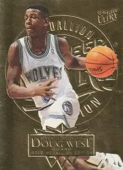 1995-96 Ultra - Gold Medallion #110 - Doug West - Minnesota Timberwolves