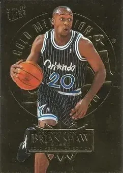 1995-96 Ultra - Gold Medallion #129 - Brian Shaw - Orlando Magic