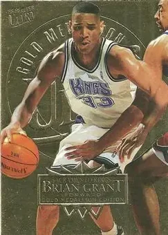 1995-96 Ultra - Gold Medallion #155 - Brian Grant - Sacramento Kings