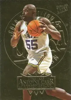 1995-96 Ultra - Gold Medallion #183 - Antoine Carr - Utah Jazz