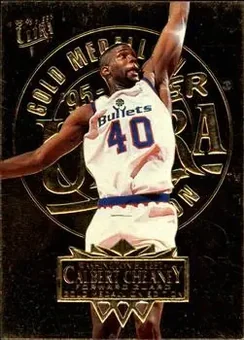 1995-96 Ultra - Gold Medallion #191 - Calbert Cheaney - Washington Bullets