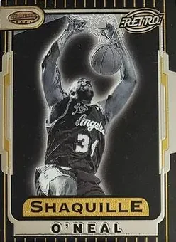 1996-97 Bowman's Best #TB8 - Shaquille O'Neal - Los Angeles Lakers