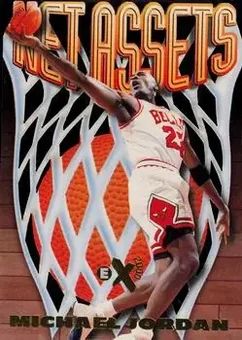 1996-97 E-X2000 #8 Net Assets Michael Jordan