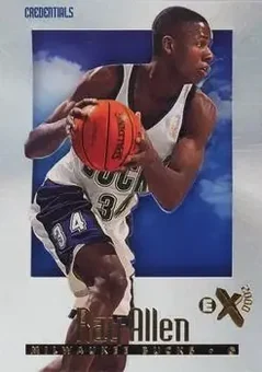 1996-97 E-X2000 - Credentials #37 - Ray Allen - Milwaukee Bucks